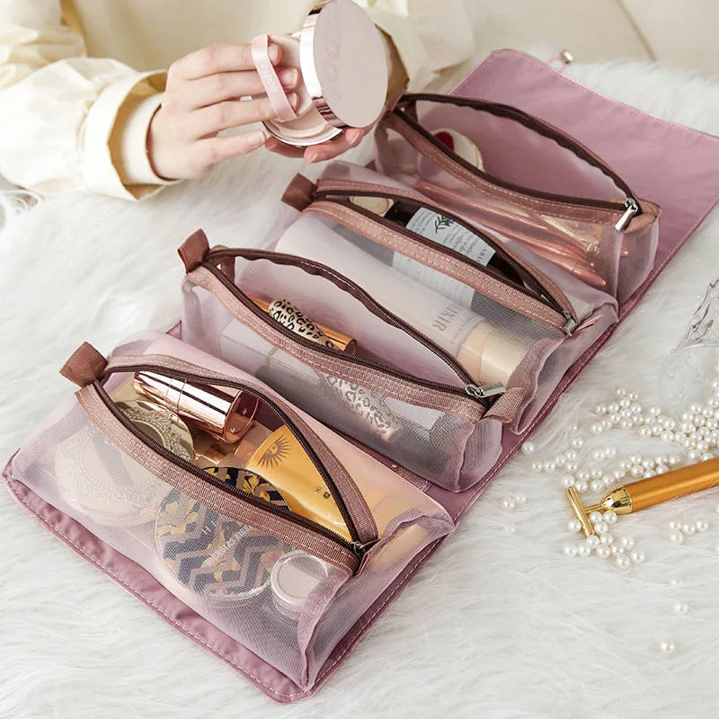 Fold Up Traveling Makeup Holder