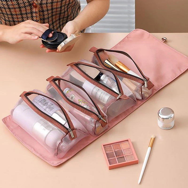 Fold Up Traveling Makeup Holder