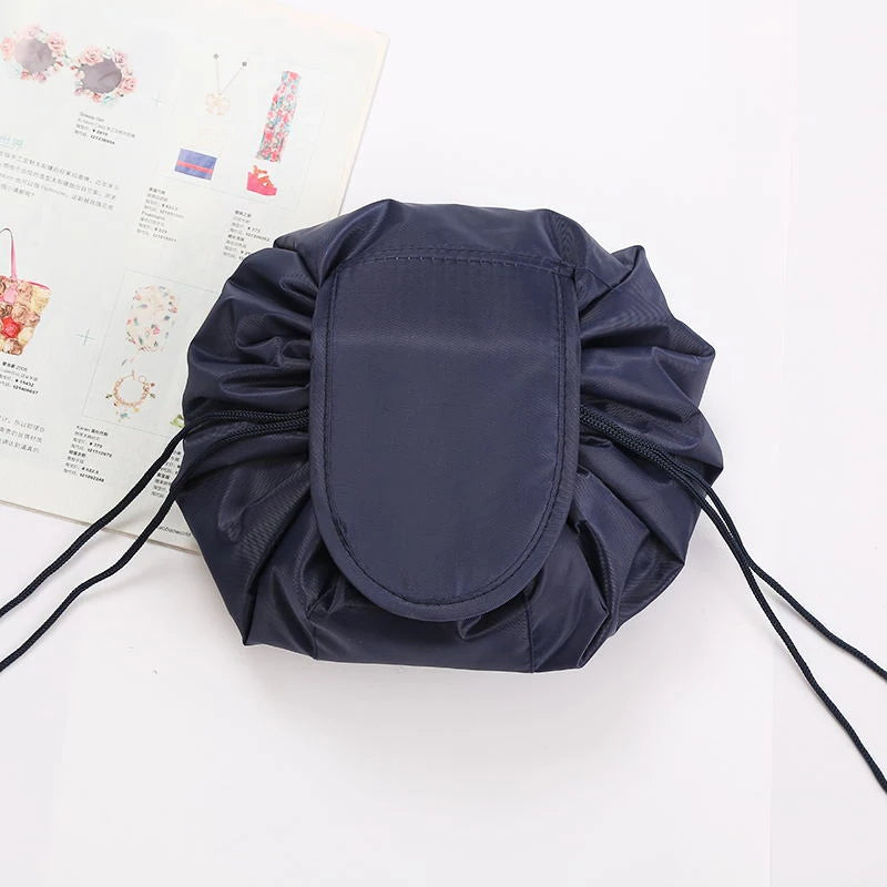 Women Drawstring Cosmetic Bag Travel Storage Makeup Bag Organizer